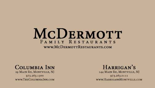 McDermott Family Restaurants - Columbia Inn & Harrigan's Montville, NJ